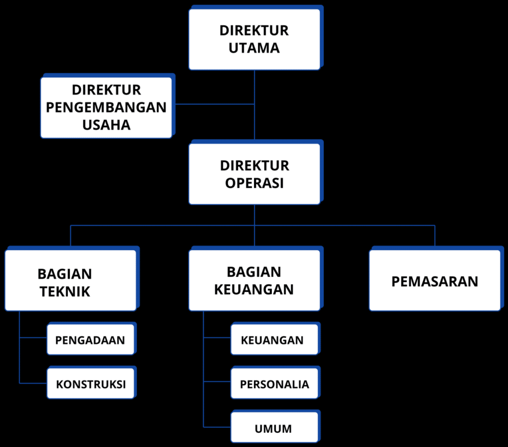 Struktur Organisasi dan Pengurus PT