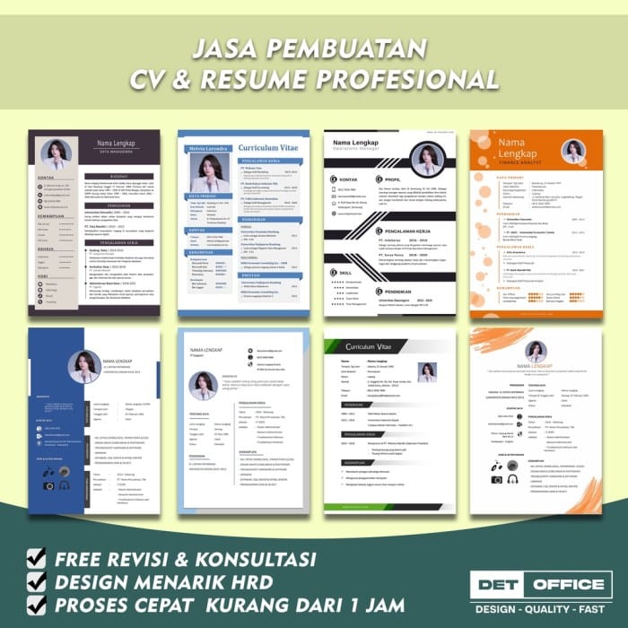 Jasa Pembuatan CV Cicendo Bandung