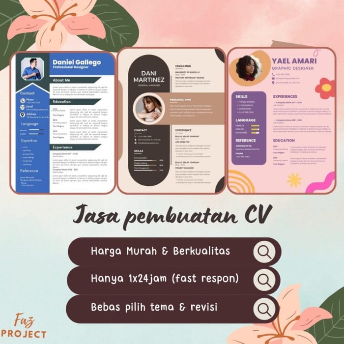 Jasa Pembuatan CV Cimencrang Bandung